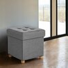 Panipaigaga tumbatool Songmics, 38 x 38 x 40 cm, Pigeon Grey