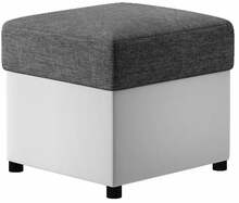Tumba Eltap R3, 45 x 45 x 42 cm, valge/tumehall