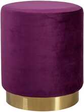 Tumba Home4You La Perla 84602, 35 x 35 x 42 cm, samet, lilla