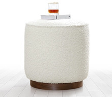 Tumba Hanah Home Hellin, 42 x 42 x 43 cm, valge