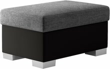Puf R4, 55 x 85 x 40 cm, hall/must