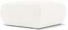 Tumba Micadoni Home Molino, 75 x 75 x 36 cm, valge, boucle