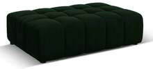 Puff Micadoni Home Jennifer Velvet, 102 x 80 x 40 cm, tumeroheline, pudelroheline