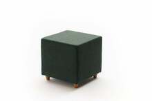 Puf Ottomani Hanah Home Olimpos, 40 x 40 x 40 cm, roheline