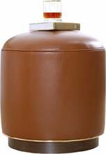 Tumba Hanah Home Milotte, 42 x 42 x 43 cm, pruun, Camel