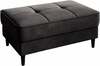 Puf Bellis Riviera 97, 62 x 97 x 42 cm, tume grafiit