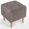 Puff Hanah Home Tomp, 43 x 43 x 43 cm, pruun