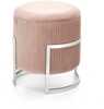 Puf Ottoman Halmar Cricket, 40 x 40 x 46 cm, heleroosa