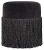 Puf Merku Hanah Home Merkur 209FLF1258, must, 45 x 45 x 40 cm