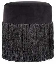 Puf Merku Hanah Home Merkur 209FLF1258, must, 45 x 45 x 40 cm