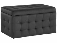 Puf Beliani Michigan, 72 x 42 x 40 cm, velvet, must