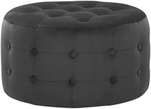 Puf Beliani Tampa, 55 x 55 x 30 cm, must, samet