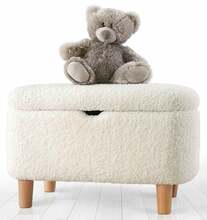 Puf Hanah Home Moouv 3330, 37 x 61 x 40 cm, valge