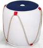 Tumba Hanah Home Fora v3, 42 x 42 x 44 cm, sinine/valge