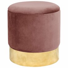 Pufas Akord Golden, 39 x 39 x 40 cm, roosa