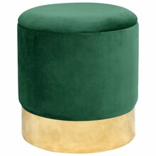 Puf Ottomani Akord Furniture Factory Golden, roheline, 39 x 39 x 40 cm