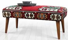 Puf Vezir v2, 46 x 91 x 42 cm, punane