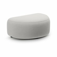 Sametist tumb Micadoni Kate, 99 x 60 x 44 cm, helehall