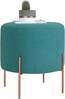 Tumba Hanah Home Copper 45, 40 x 40 x 42 cm, türkiis/vask