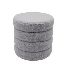 Puf Ottomani Domoletti Round HS522-1, 37 x 37 x 40 cm, hall