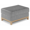 Puf NORE Selene 06, 70 x 100 x 41 cm, helehall