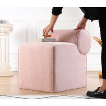 Pufas Asir Linburg, roosa, 100 prots. puuvill