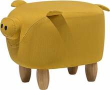 Puf Beliani Piggy, 32 x 50 x 35 cm, kollane
