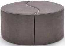 Tumba Hanah Home Alis, 80 x 80 x 40 cm, helepruun