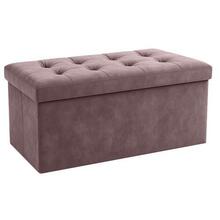 Puf Ruhhy 26130, samet, 76 x 38 x 38 cm, hall