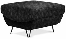 Puf Nore Silva, 67 x 67 x 42 cm, must/hall