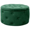 Pufas Akord Furniture Factory Alia, roheline, 55 x 55 x 30 cm