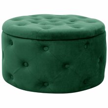 Pufas Akord Furniture Factory Alia, roheline, 55 x 55 x 30 cm