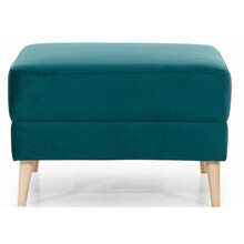 Pufas Eltap Asgard, 45 x 75 x 75 cm, roheline, kangas Mat Velvet 75