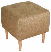 Puff Hanah Home Tomp, 43 x 43 x 43 cm, kuldne
