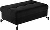 Puf Lore 09, must, 70 x 100 x 45 cm