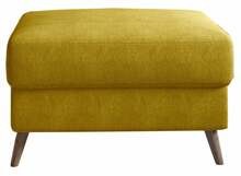 Puf Asgard, kollane, 45 x 75 x 75 cm, kangas Omega 68