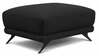 Puf Nore Megis, 68 x 82 x 42 cm, must, kangas Velvetmat 10