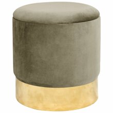 Puf Akord Golden, 39 x 39 x 40 cm, beež/pruun
