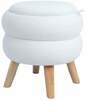 Tumba Home4you Hana, D40 x H41 cm, valge, panipaigaga