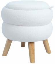 Tumba Home4you Hana, D40 x H41 cm, valge, panipaigaga