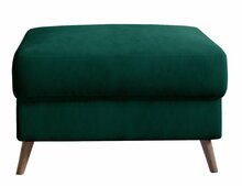 Pufas Eltap Asgard, 45 x 75 x 75 cm, roheline, kangas Kronos 19