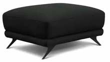Puf Megis, must, kangas Flores 10, 68 x 82 x 42 cm