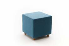 Puf Ottomani Hanah Home Olimpos, 40 x 40 x 40 cm, sinine