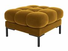 Tumba Micadoni Home Mamaia, 60 x 60 x 41 cm, kollane/must