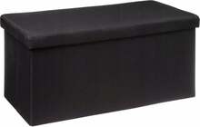 Puf Ott Atmosphera, 76 x 38 x 38 cm, must