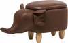 Tumba Beliani Elephant 106088, 32 x 70 x 35 cm, pruun