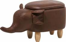 Tumba Beliani Elephant 106088, 32 x 70 x 35 cm, pruun
