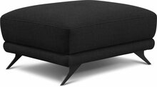 Puf Megis, must/tumehall, 68 x 82 x 42 cm