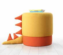 Puf Hanah Home Moouv 3340, 37 x 38 cm, kollane/oranž