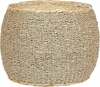 Puf Haiphong, 40 x 40 x 30 cm, pruun, ⌀ 40 cm, hele